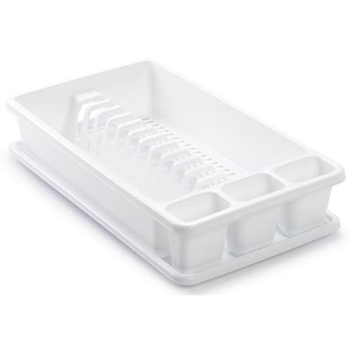 ESCURREPLATOS PLASTICFORTE BLANCO ESTRECHO 45X26CM